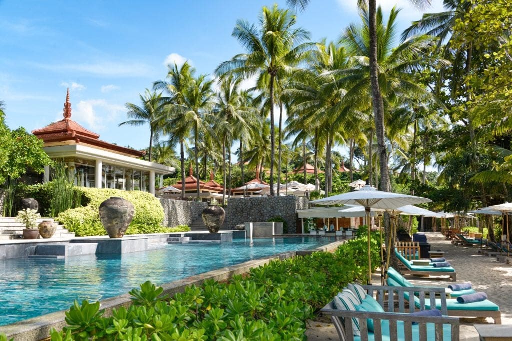 Trisara Phuket saltwater pool in Phuket, Thailand
