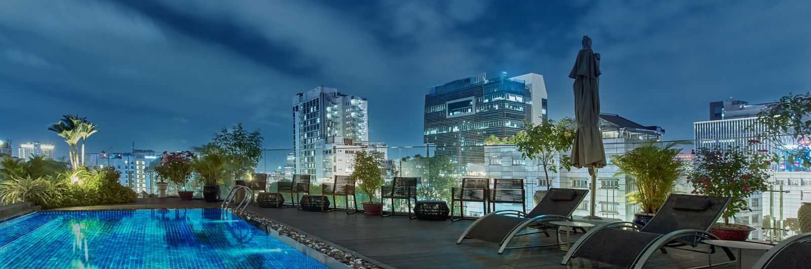 Bach Suites Saigon saltwater pool in Ho Chi Minh City, Vietnam