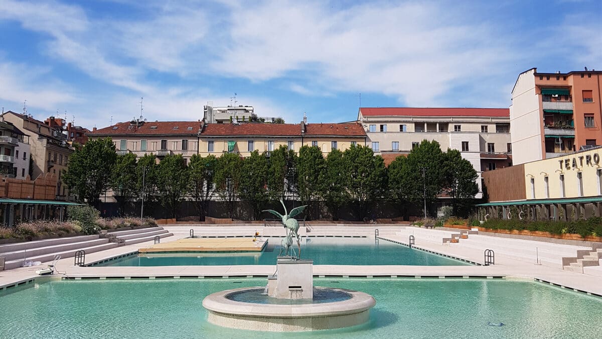 Bagni Misteriosi saltwater pool in Milan, Italy