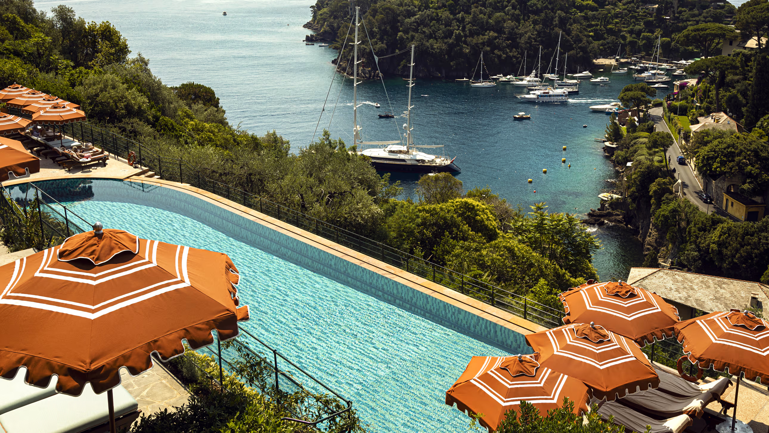 Belmond Hotel Splendido saltwater pool in Portofino, Italy