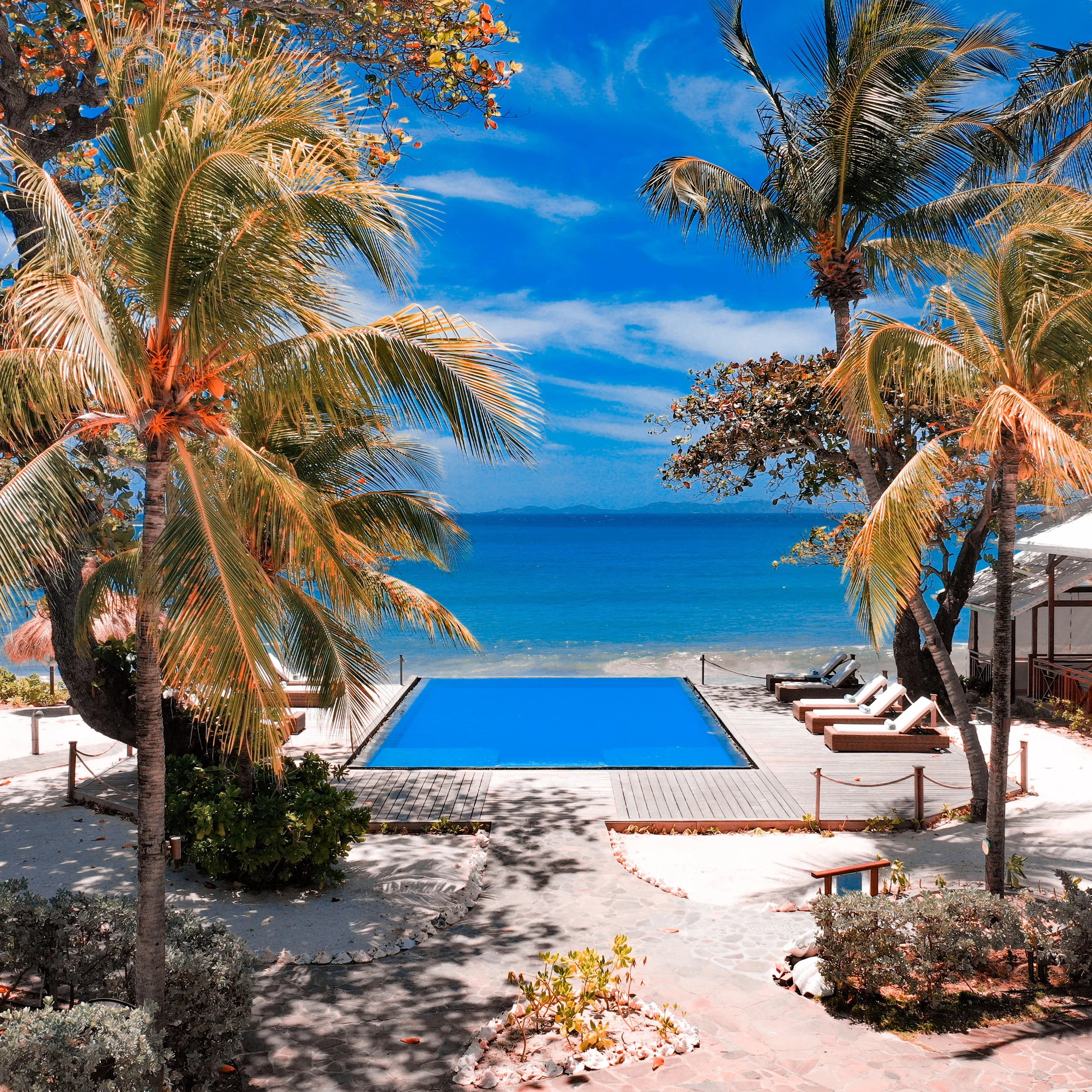 Bequia Beach Hotel saltwater pool in Bequia, Saint Vincent and the Grenadines