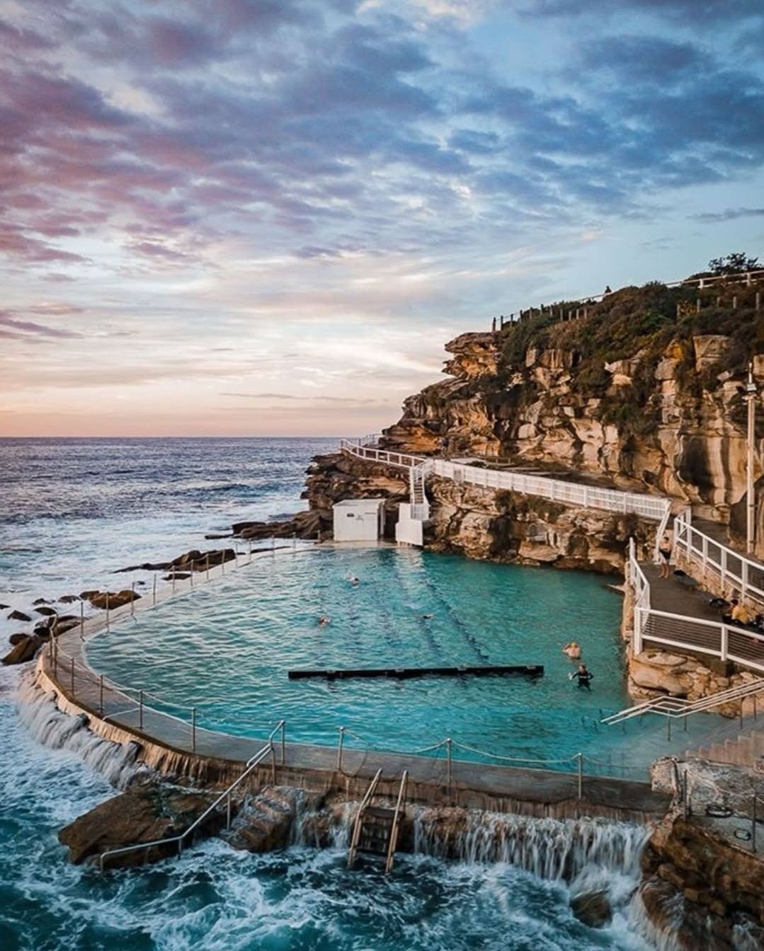 Bronte Baths saltwater pool in Sydney, Australia
