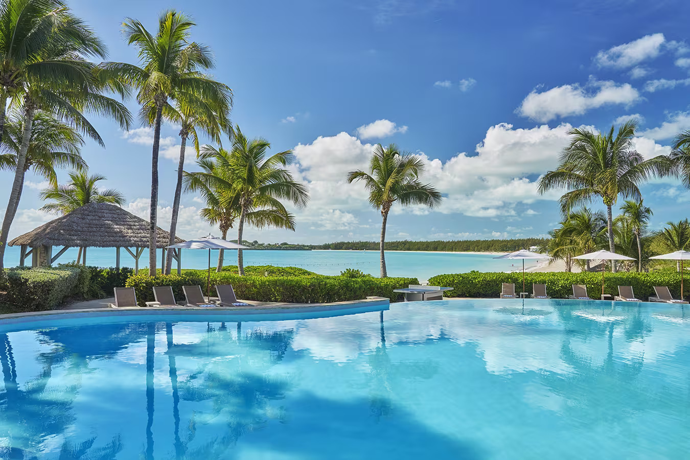 Grand Isle Resort saltwater pool in Great Exuma, Bahamas