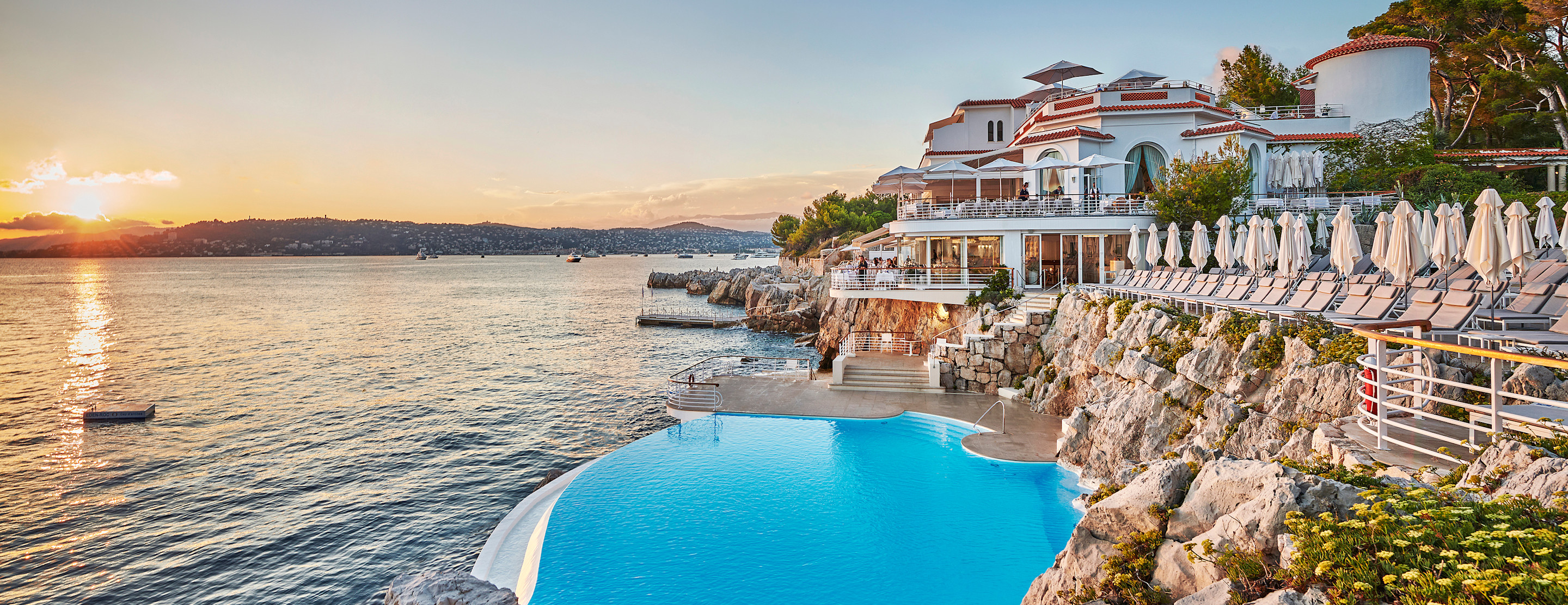 Hotel du Cap-Eden-Roc saltwater pool in Antibes, France