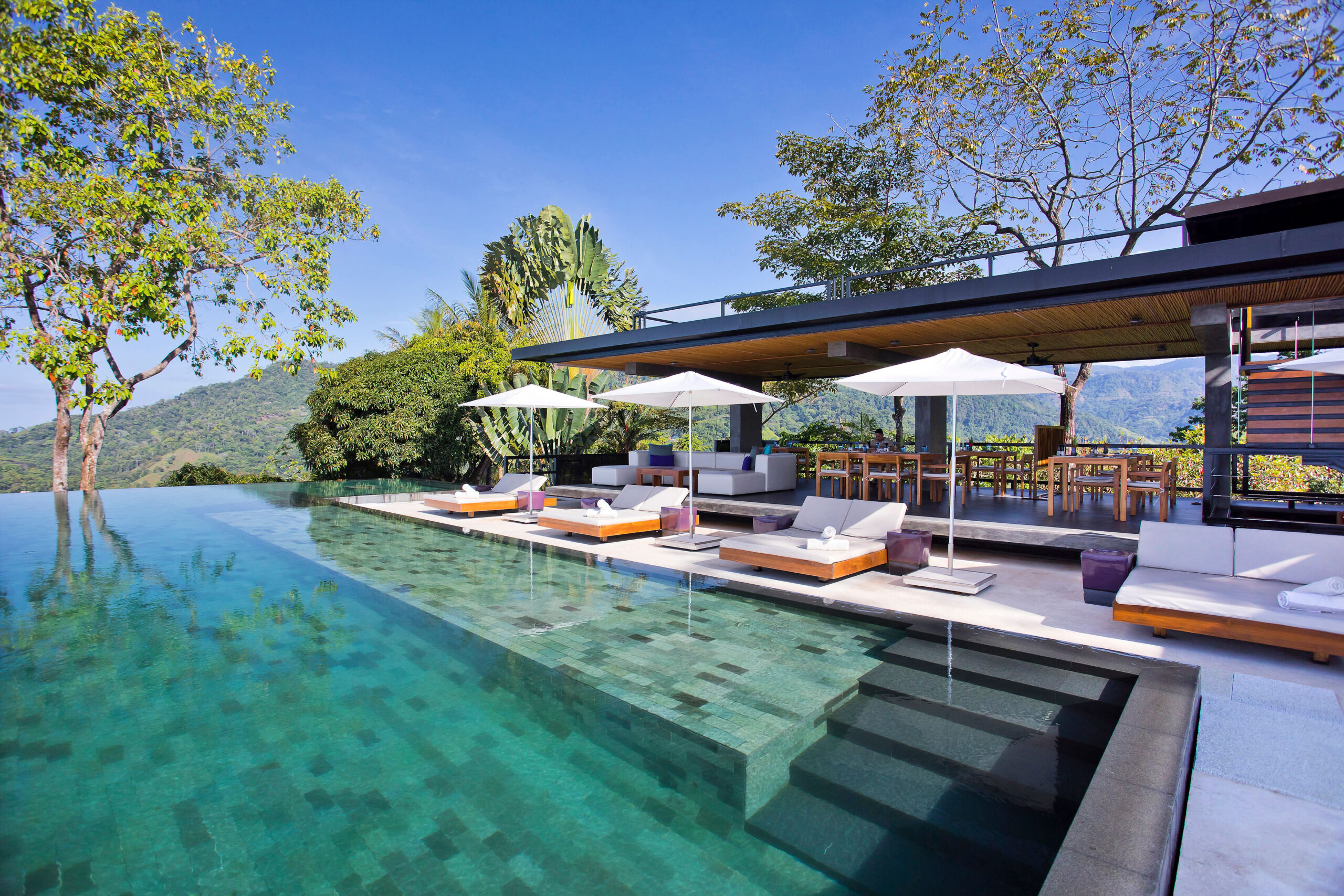 Kura Boutique Hotel saltwater pool in Uvita, Costa Rica