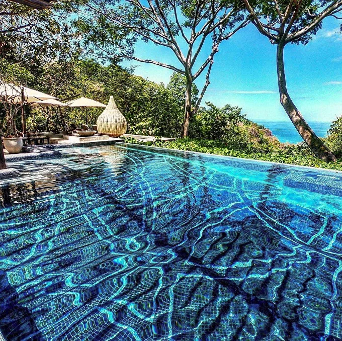 Makanda by the Sea saltwater pool in Manuel Antonio, Costa Rica