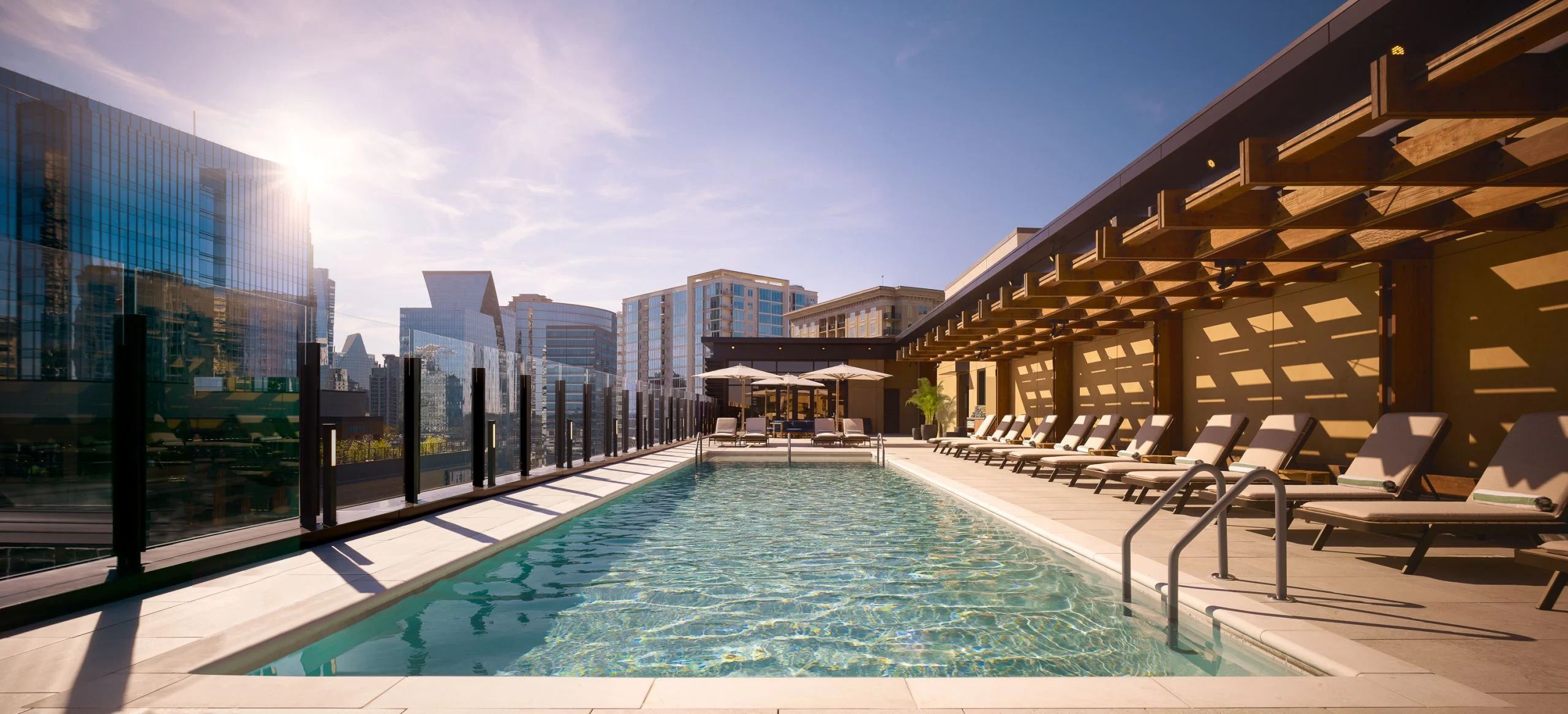 Nobu Hotel Atlanta saltwater pool in Atlanta, United States