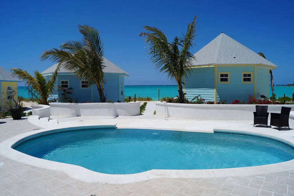 Paradise Bay saltwater pool in Great Exuma, Bahamas