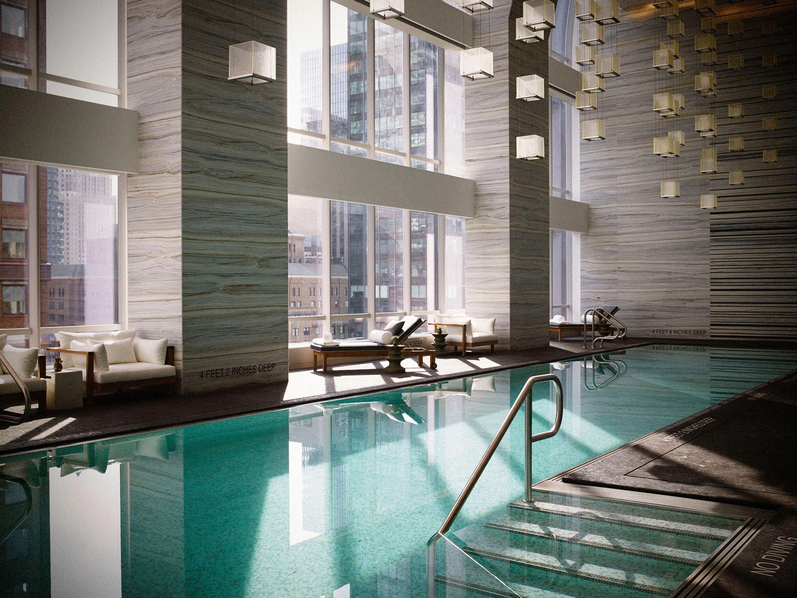 Park Hyatt New York saltwater pool in New York, United States