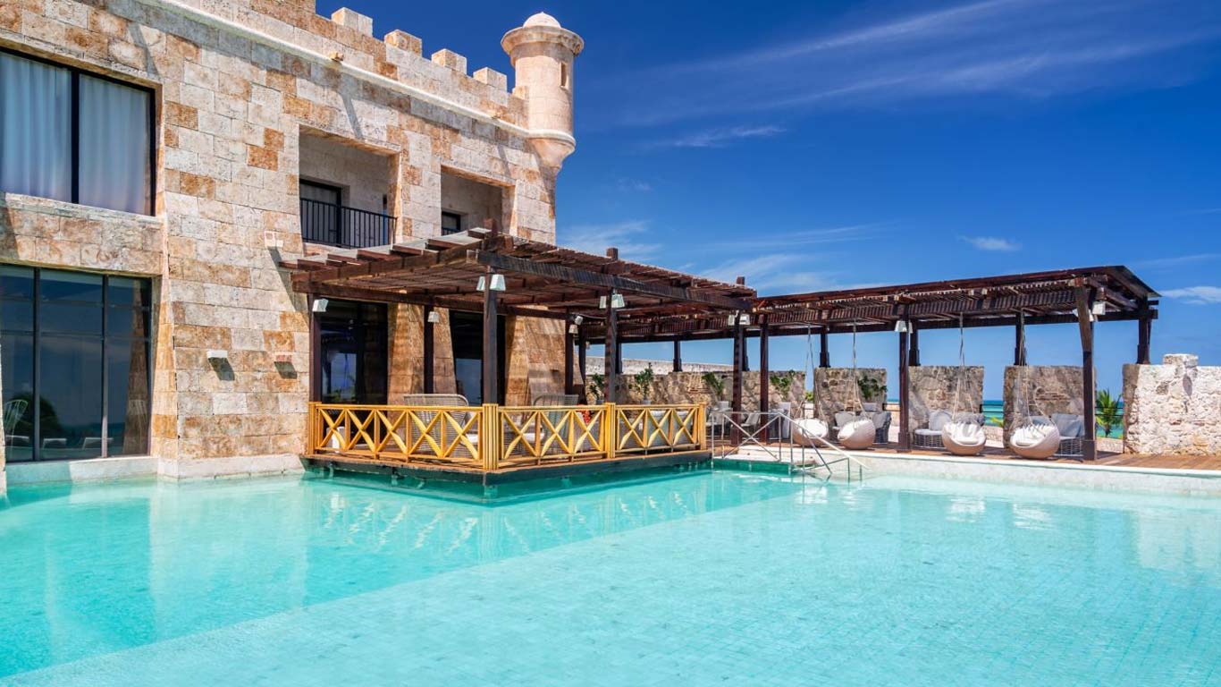 Sanctuary Cap Cana saltwater pool in Punta Cana, Dominican Republic