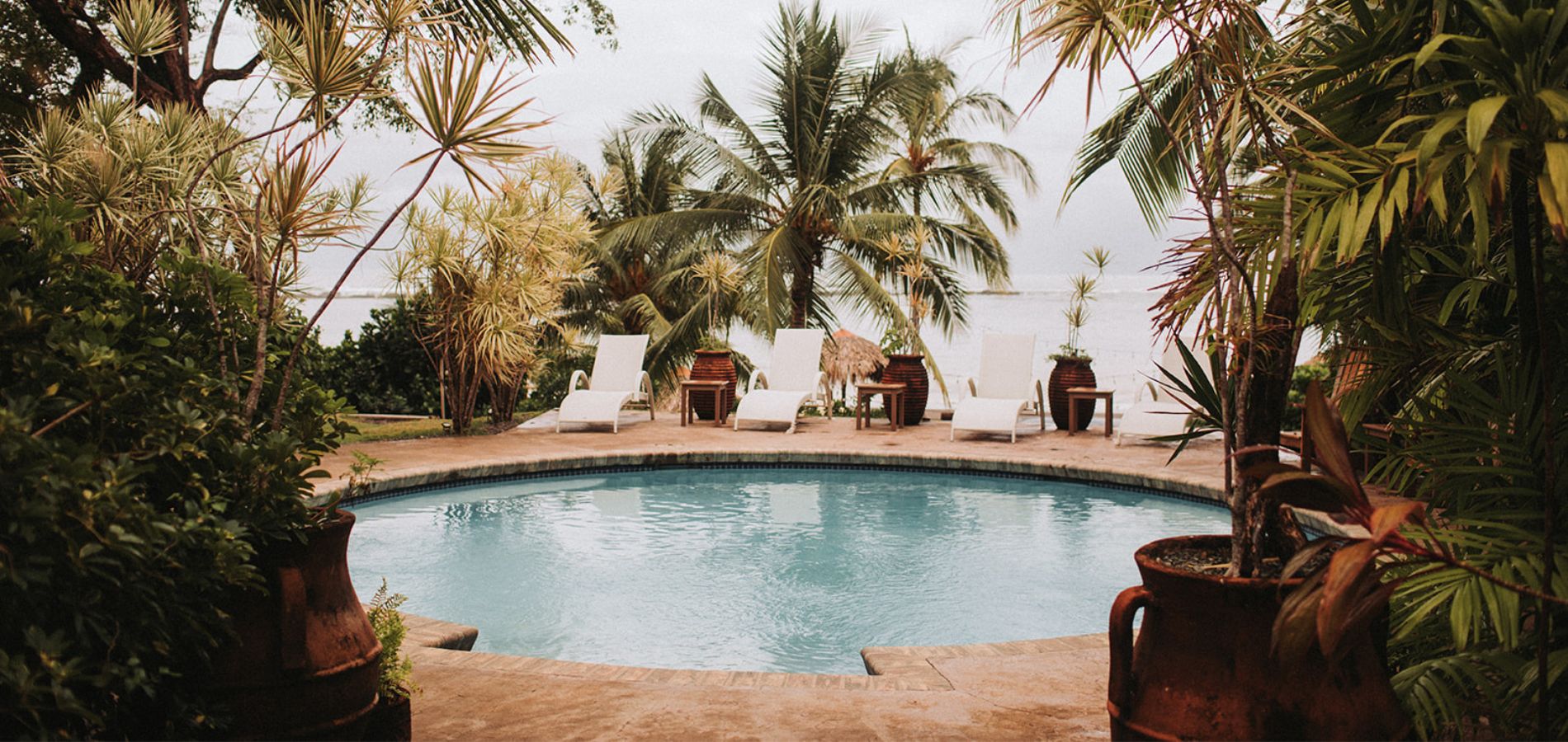 Sansara Surf Resort saltwater pool in Cambutal, Panama