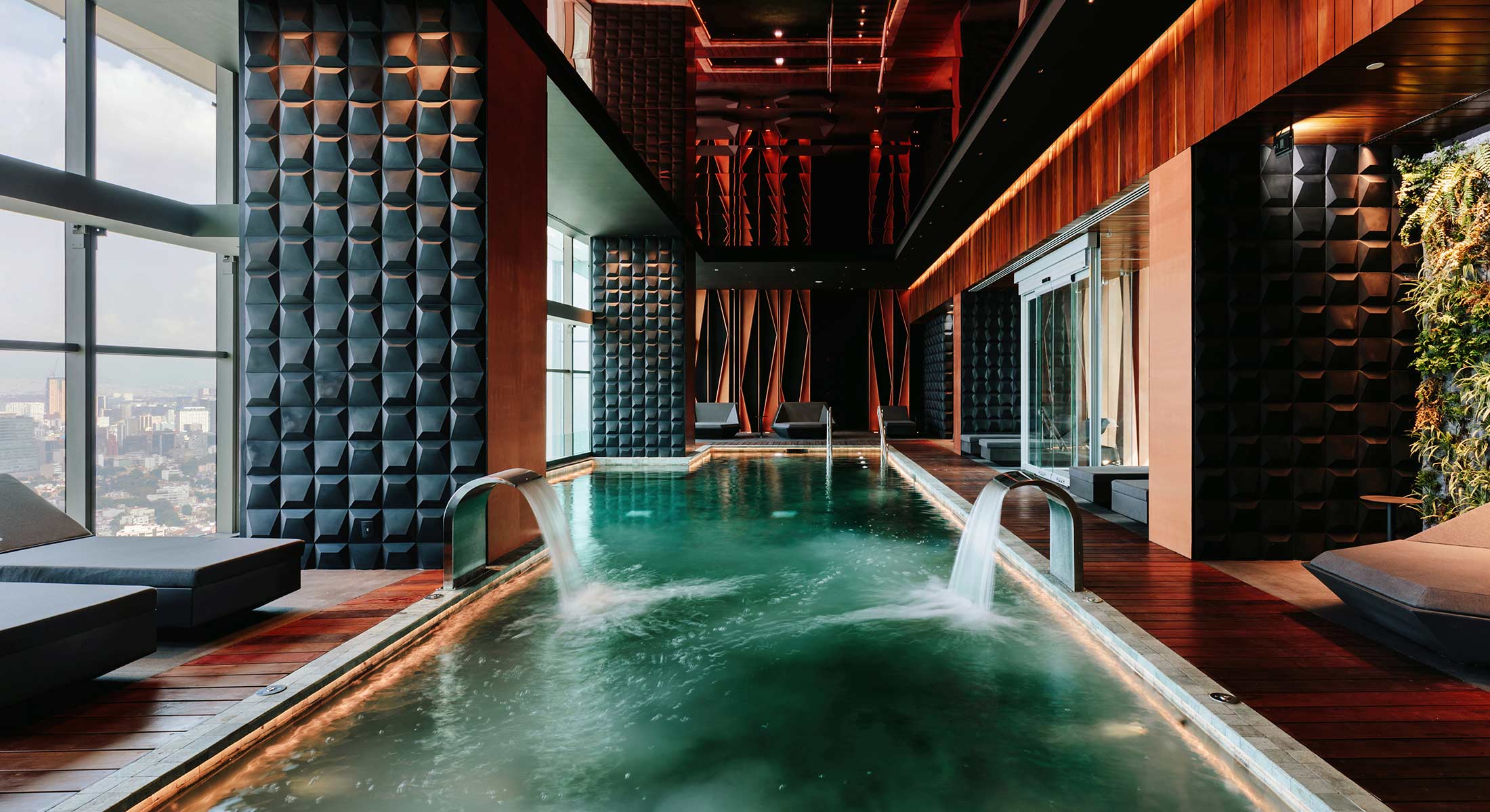 Sofitel Mexico City Reforma saltwater pool in Mexico City, Mexico