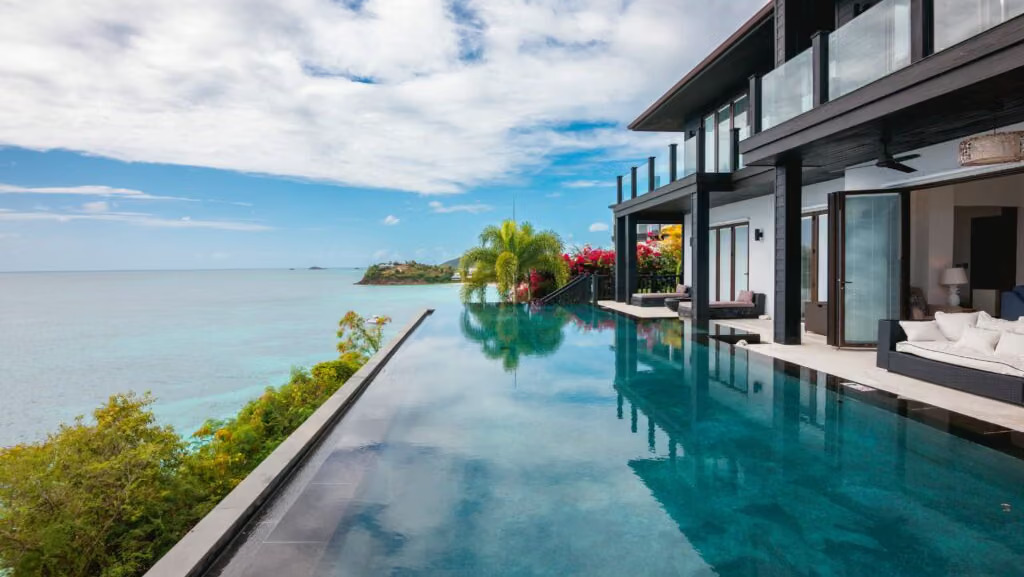 Tamarind Hills saltwater pool in Ffryes Beach, Antigua and Barbuda