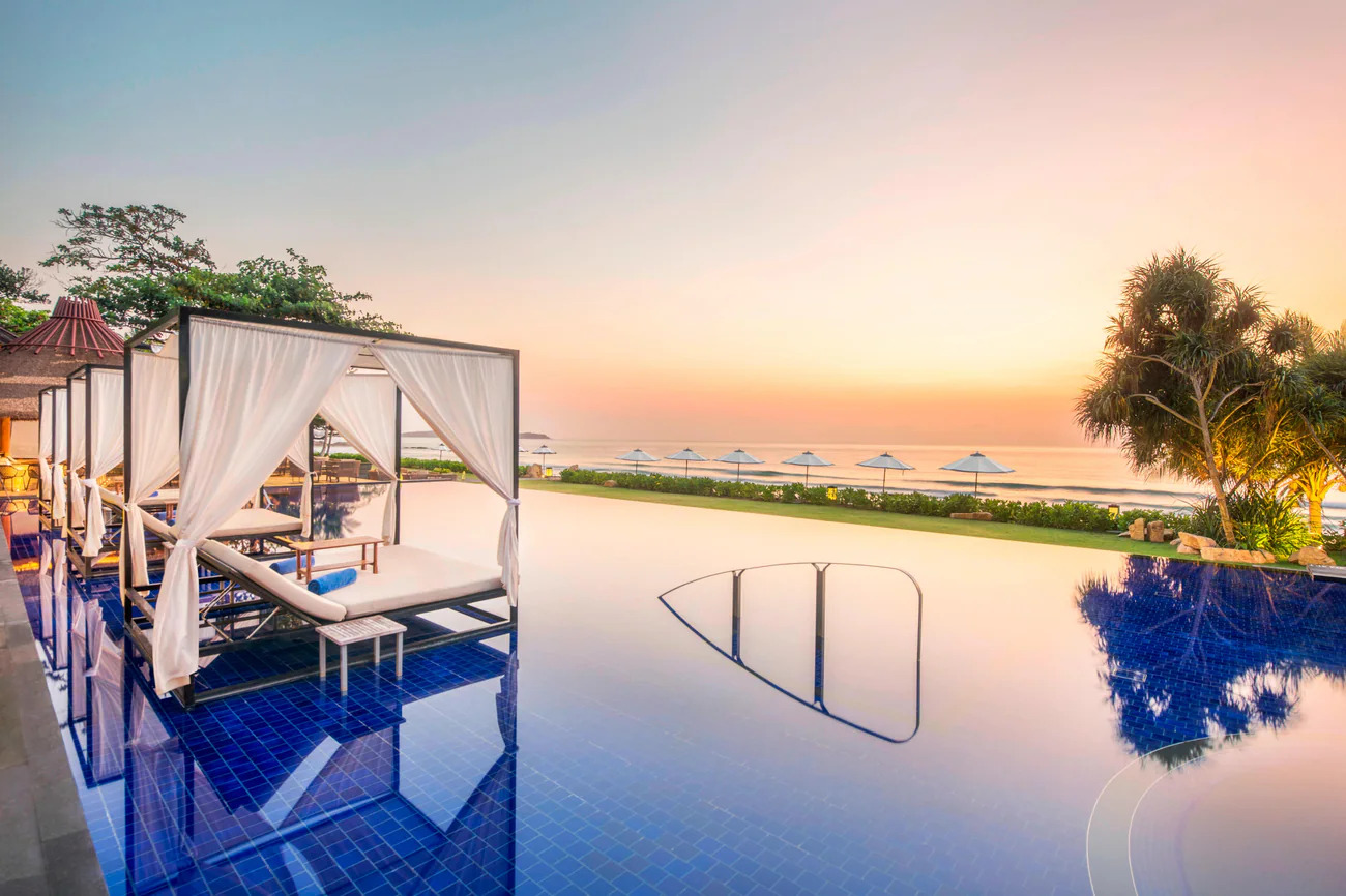 Vana Belle, a Luxury Collection Resort saltwater pool in Koh Samui, Thailand