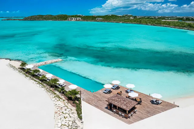 Wymara Resort saltwater pool in Providenciales, Turks and Caicos