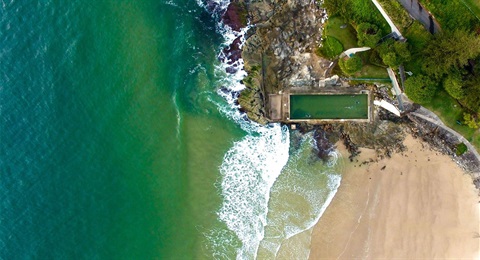 Yamba Ocean Pool saltwater pool in Yamba, Australia