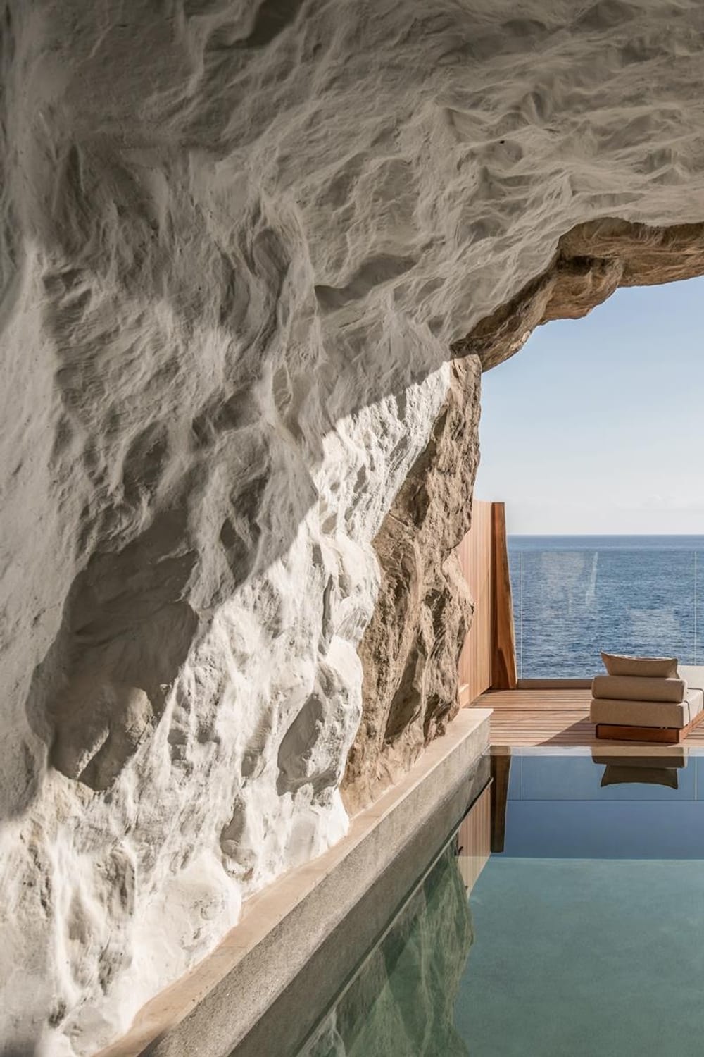 Acro Suites, a saltwater pool in Agia Pelagia, Greece