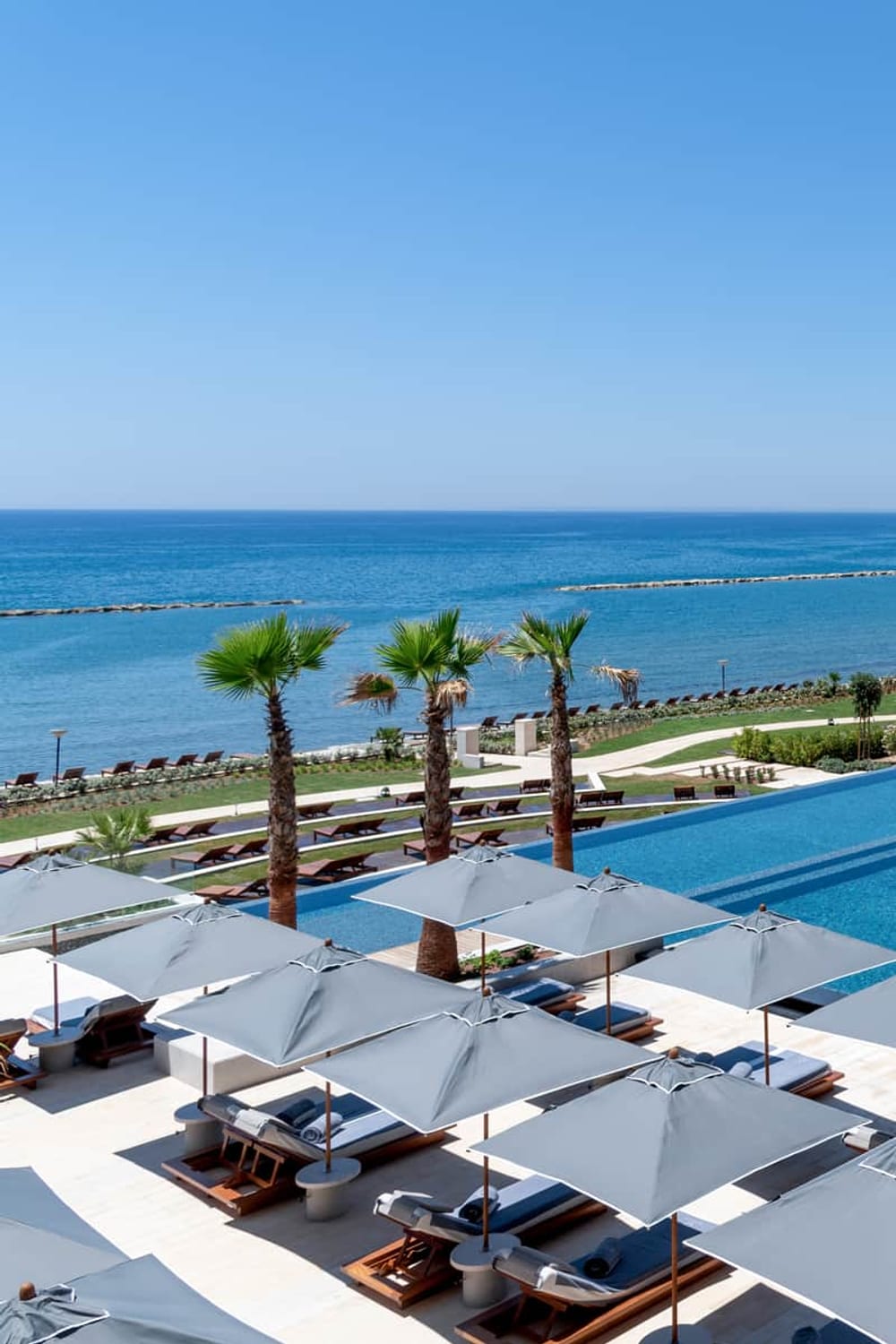 Amara, a saltwater pool in Limassol, Cyprus