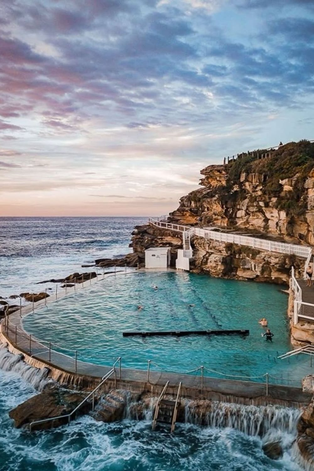 Bronte Baths, a saltwater pool in Sydney, New South Wales, Australia