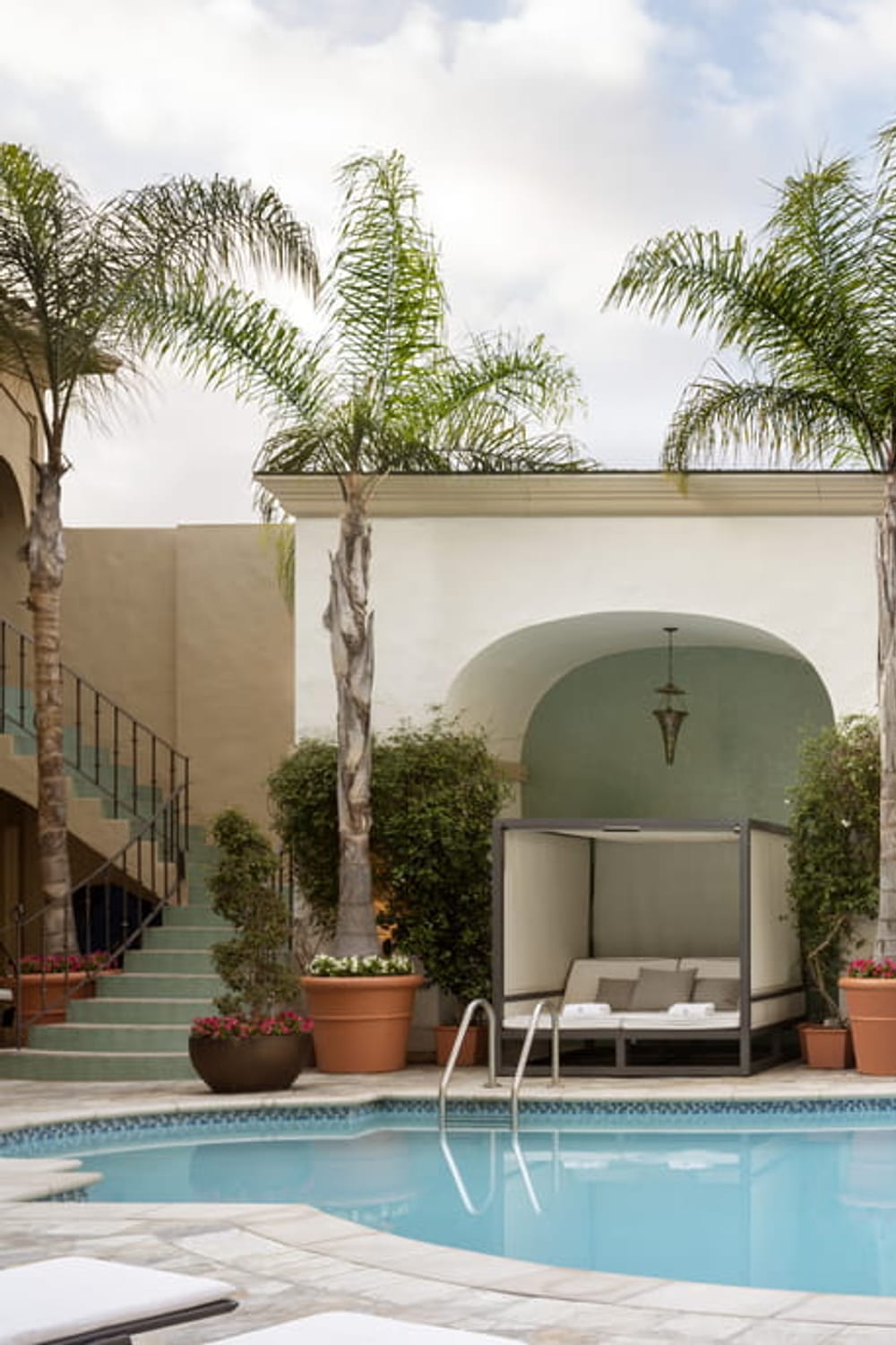 Four Seasons Beverly Hills, a saltwater pool in Los Angeles, California, United States