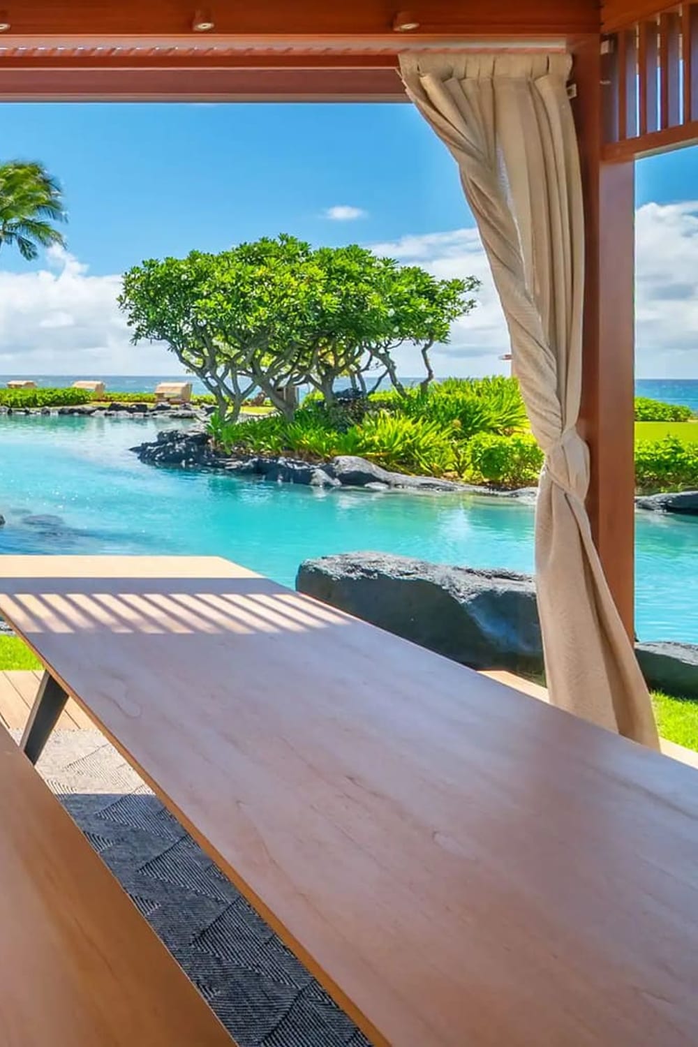 Grand Hyatt Kauai, a saltwater pool in Poipu, Hawaii, United States