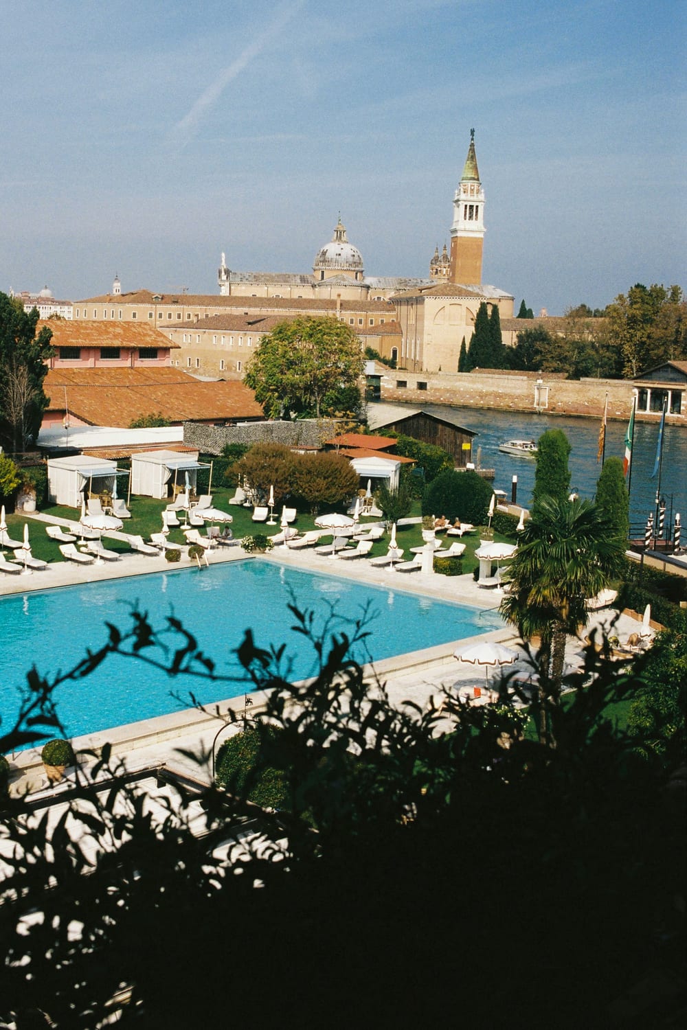 Hotel Cipriani, a saltwater pool in Venice, Italy