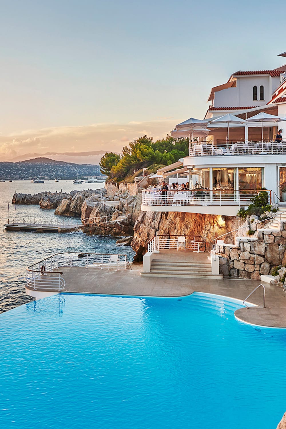 Hotel du Cap-Eden-Roc, a saltwater pool in Antibes, France