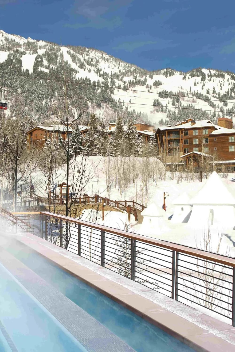 Hotel Terra Jackson Hole, a saltwater pool in Teton Village, Wyoming, United States