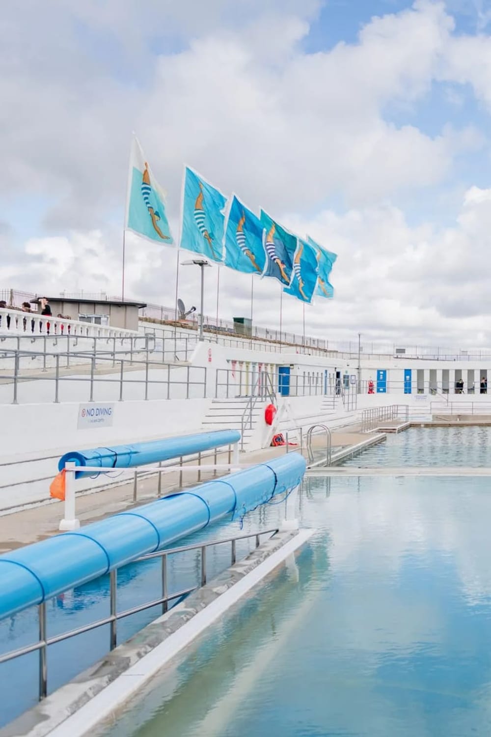 Jubilee Pool, a saltwater pool in Penzance, United Kingdom