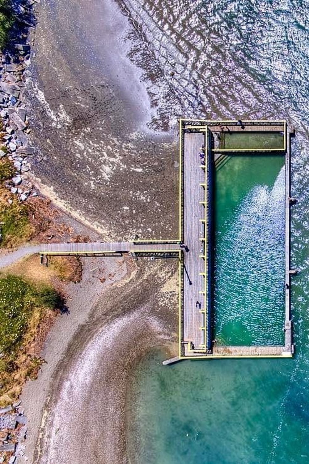 Motueka Saltwater Baths, a saltwater pool in Motueka, Tasman, New Zealand