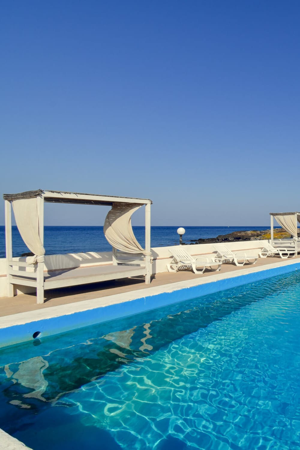 Mursia Resort & Spa, a saltwater pool in Pantelleria, Italy