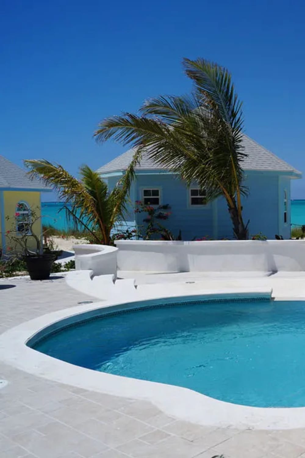 Paradise Bay, a saltwater pool in Great Exuma, Bahamas