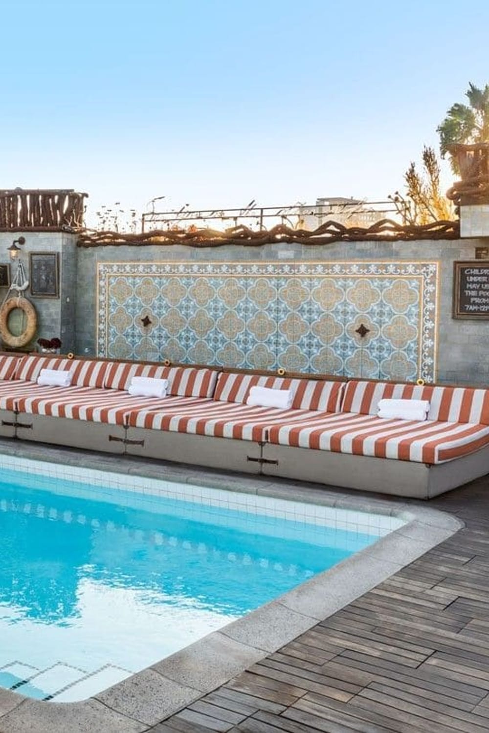 Petit Ermitage, a saltwater pool in Los Angeles, California, United States