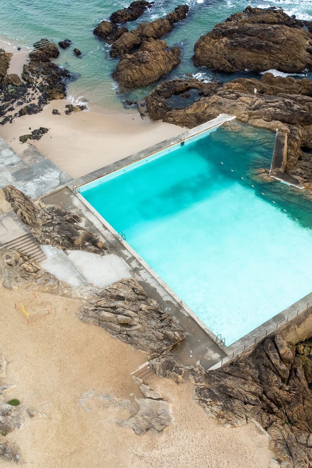 Piscina das Marés, a saltwater pool in Leça da Palmeira, Portugal