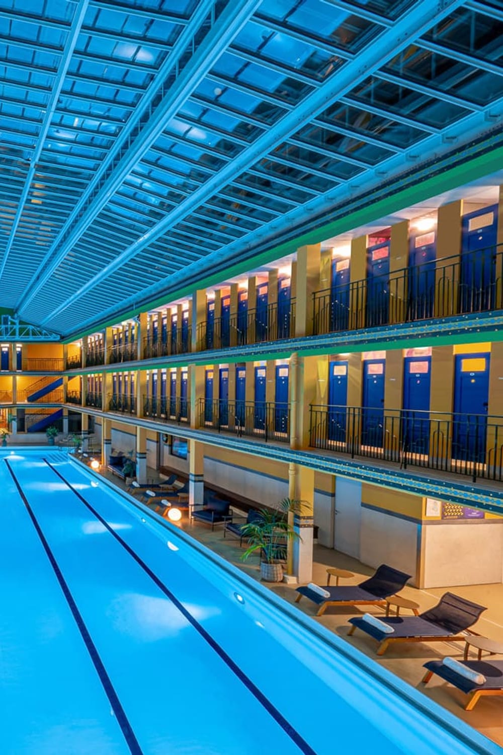 Piscine Molitor, a saltwater pool in Paris, France