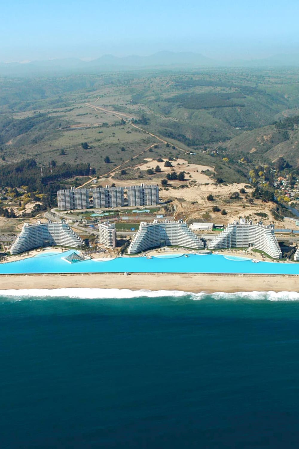 San Alfonso del Mar, a saltwater pool in Algarrobo, Chile