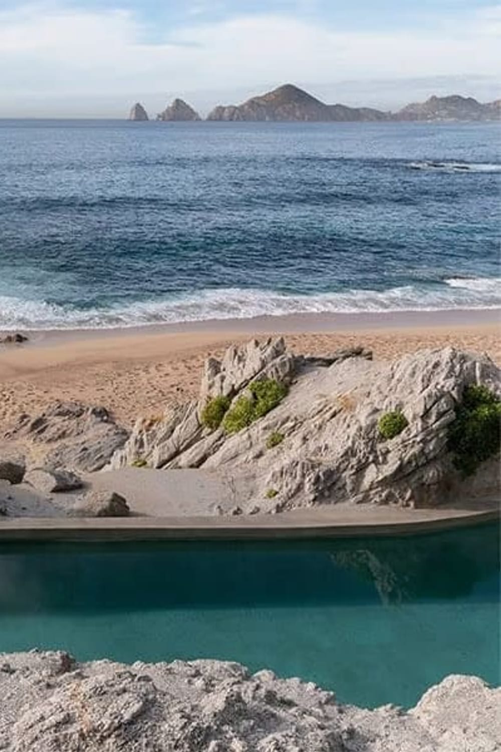 Thompson Cape, a saltwater pool in Cabo San Lucas, Mexico