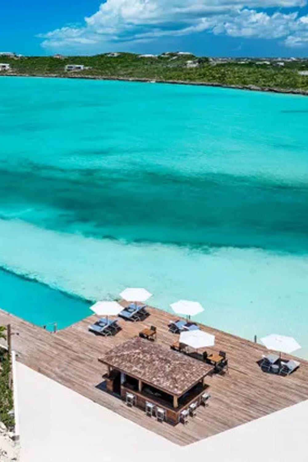 Wymara Resort, a saltwater pool in Providenciales, Turks and Caicos
