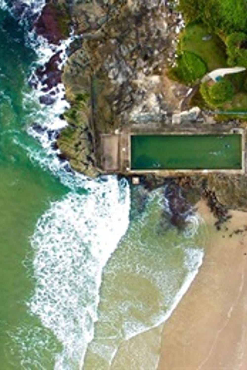 Yamba Ocean Pool, a saltwater pool in Yamba, New South Wales, Australia